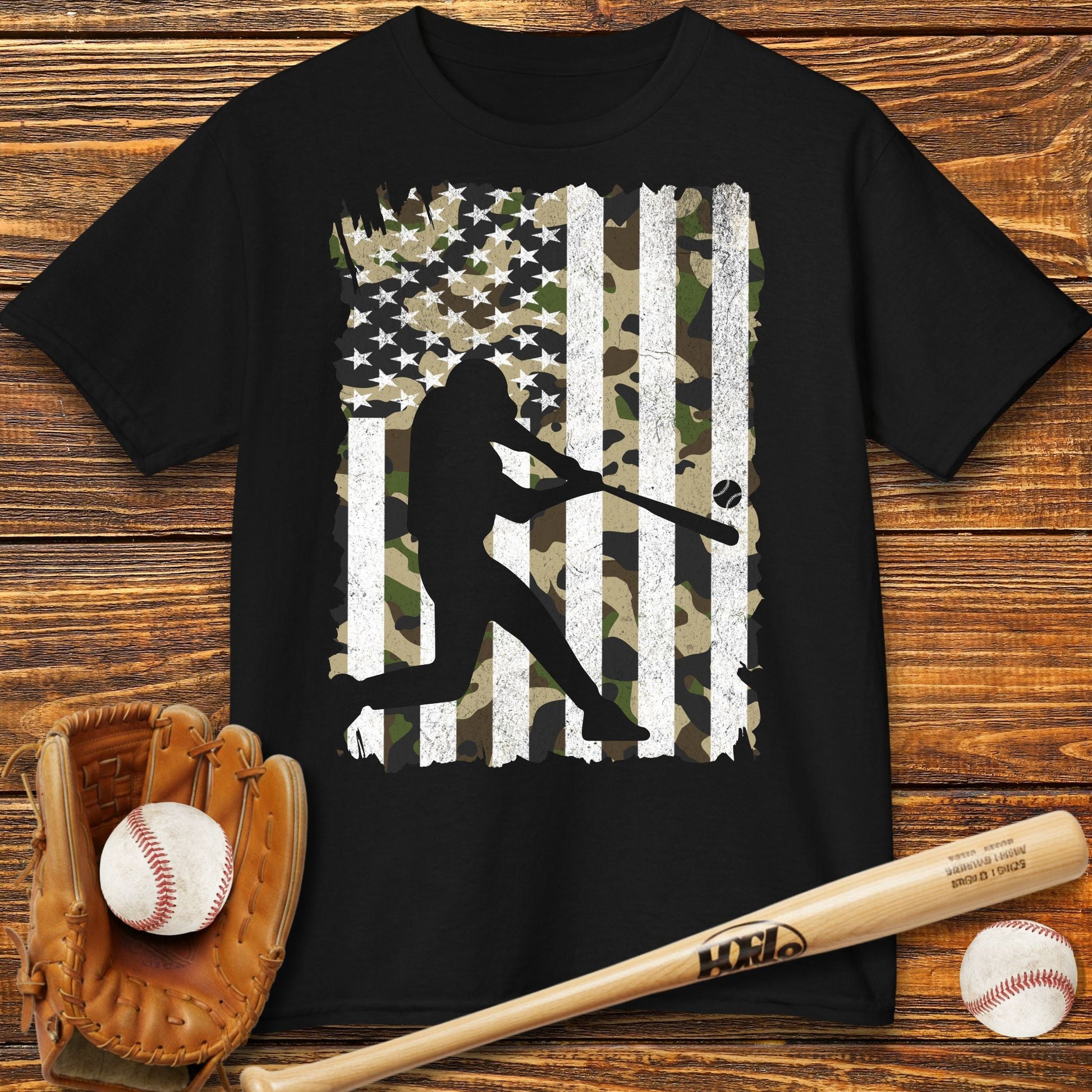 Camouflage Patriotic Kids T-Shirt - HomeRun PrintsKids clothes