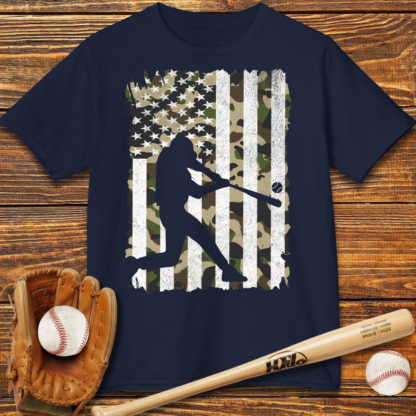 Camouflage Patriotic Kids T-Shirt - HomeRun PrintsKids clothes