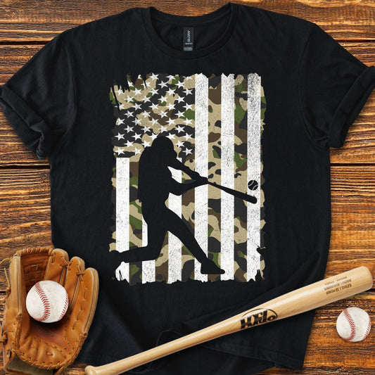 Camouflage Patriotic T-Shirt - HomeRun PrintsT-Shirt