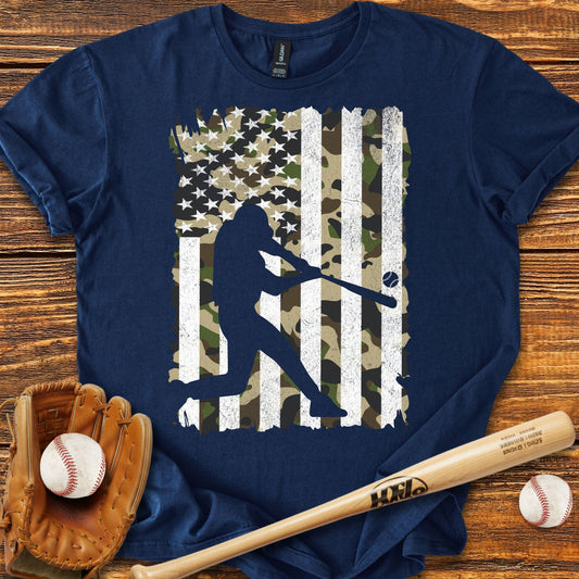 Camouflage Patriotic T-Shirt - HomeRun PrintsT-Shirt