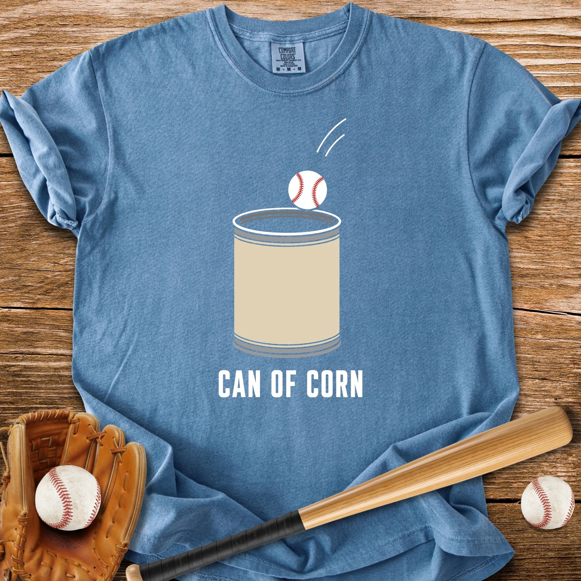 Can Of Corn Baseball - HomeRun PrintsComfort Colors