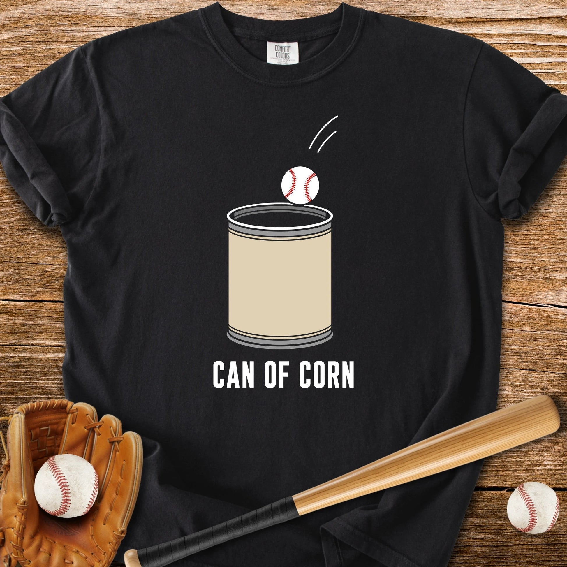 Can Of Corn Baseball - HomeRun PrintsComfort Colors