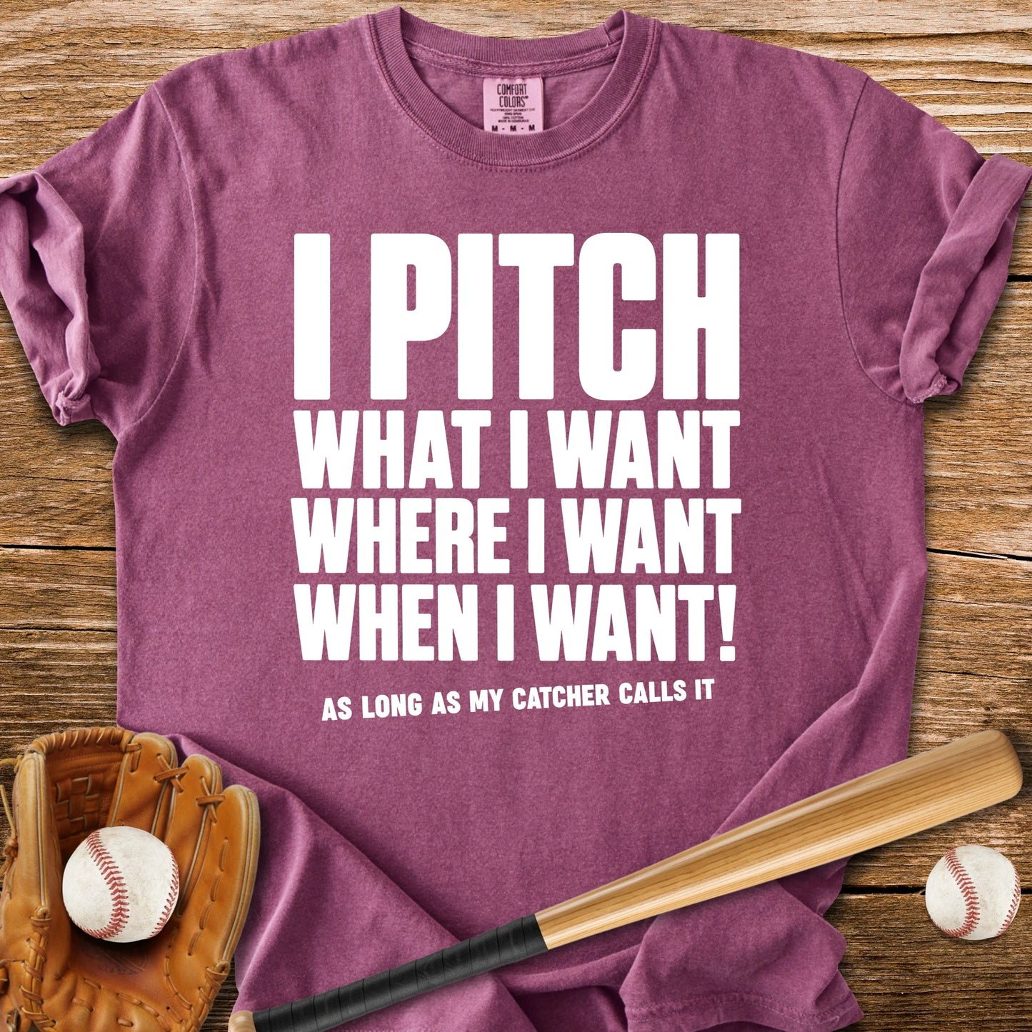 Catcher Calls It - HomeRun PrintsComfort Colors