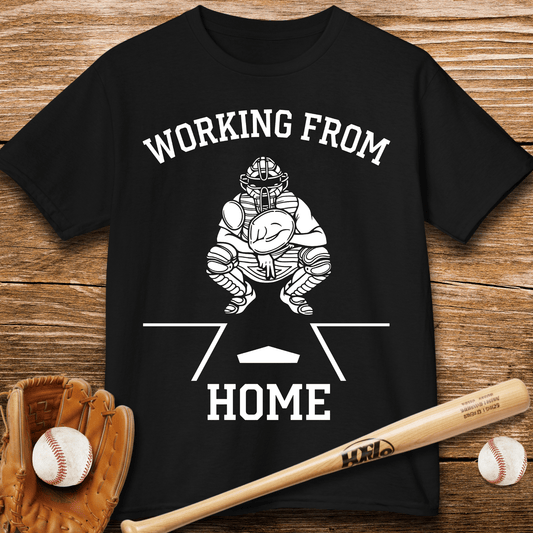 Catcher Clocks In At Home Kids T-shirt - HomeRun PrintsKids clothes