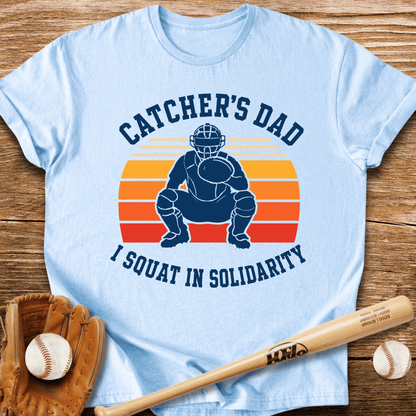 Catcher Dad Squats Too T-Shirt - HomeRun PrintsT-Shirt