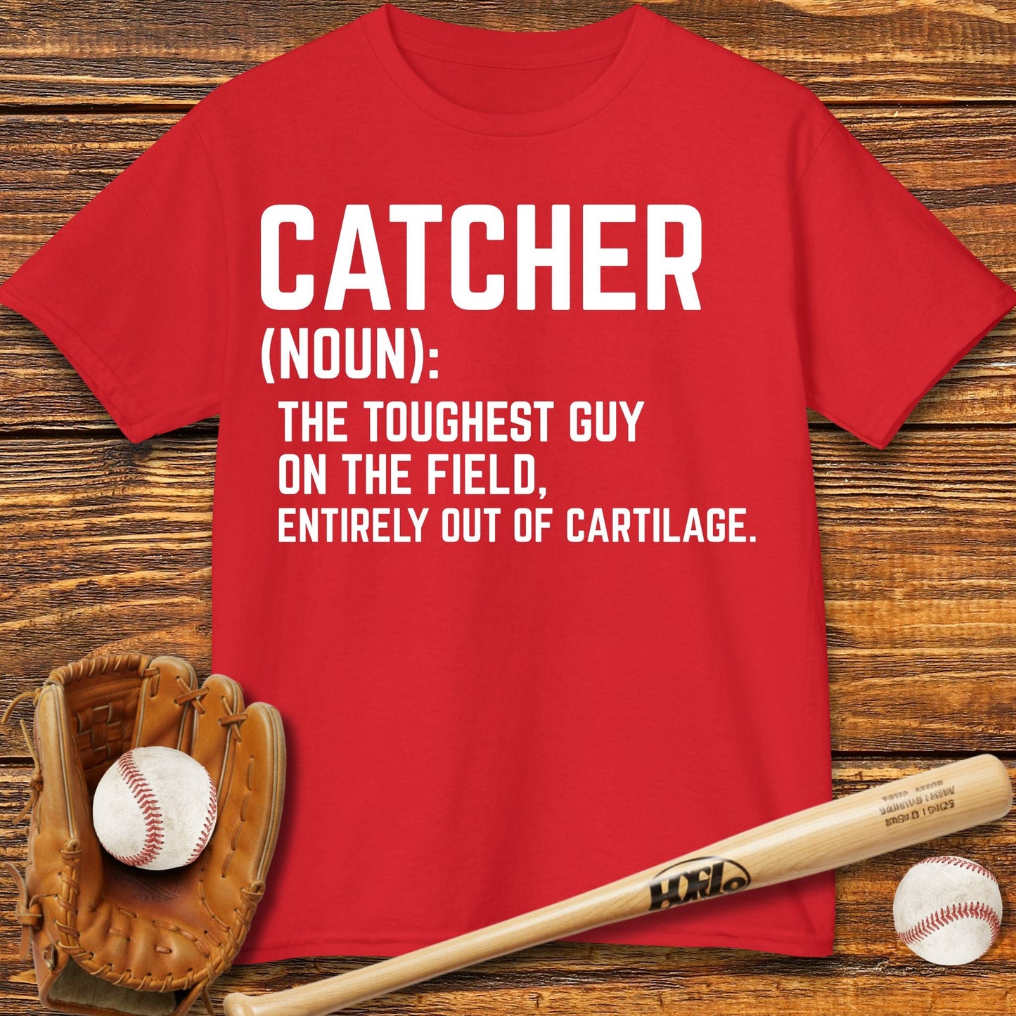 Catcher Definition Kids T-shirt - HomeRun PrintsKids clothes
