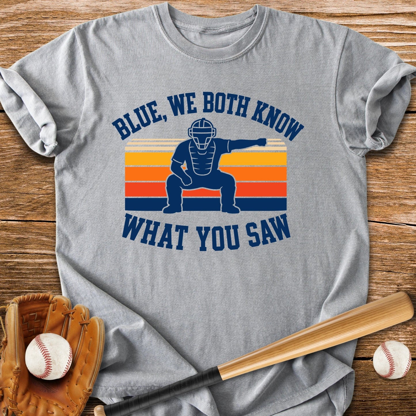 Catcher Frames The Ump - HomeRun PrintsT-Shirt