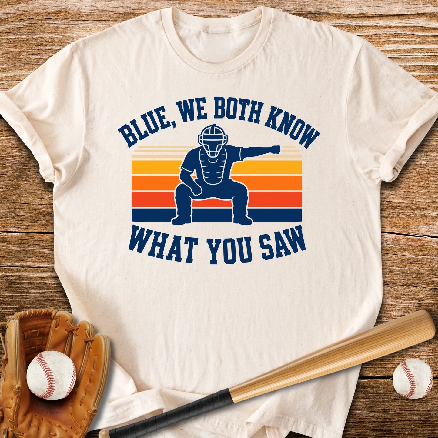 Catcher Frames The Ump - HomeRun PrintsT-Shirt