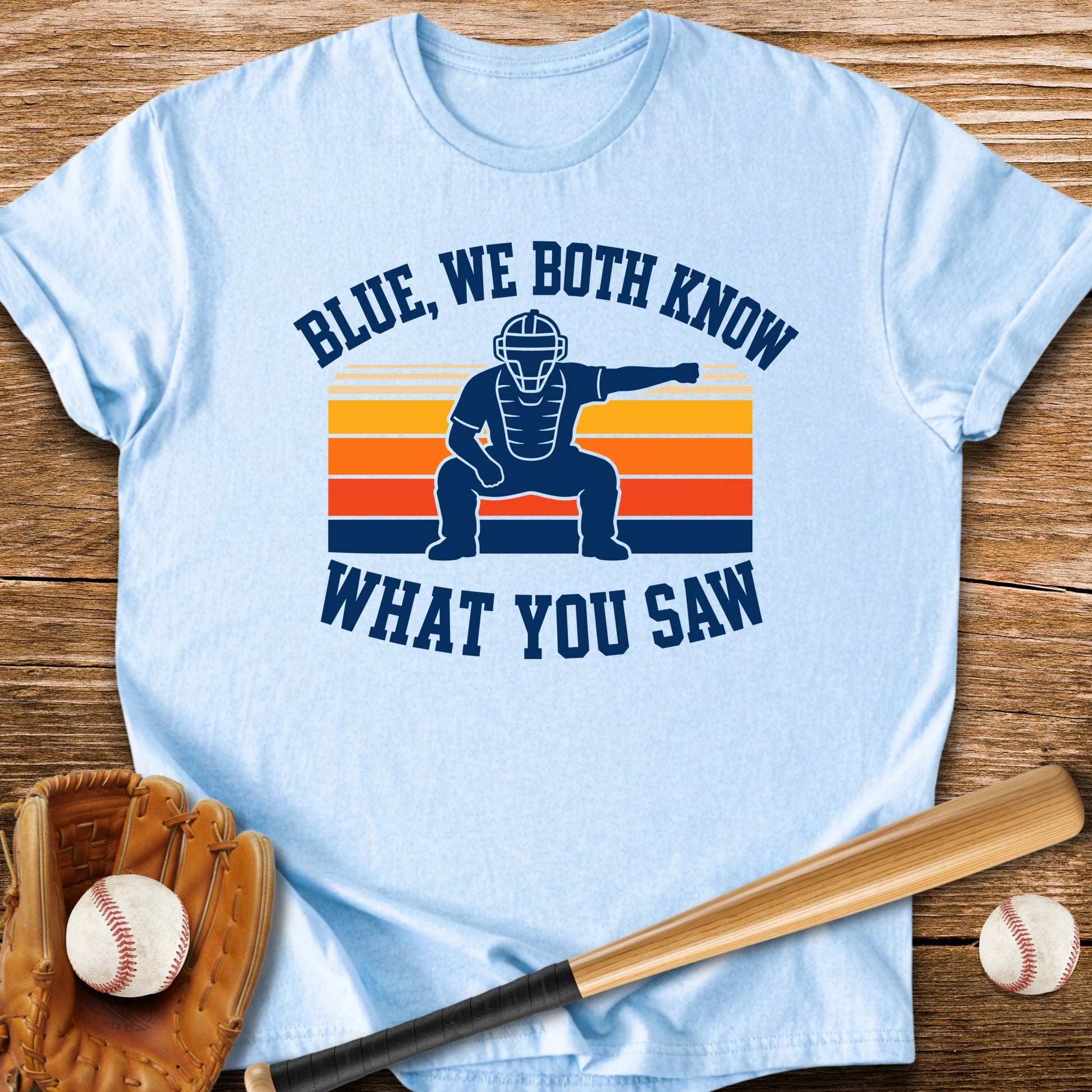 Catcher Frames The Ump - HomeRun PrintsT-Shirt