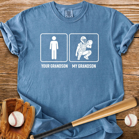 Catcher Grandson - HomeRun PrintsComfort Colors