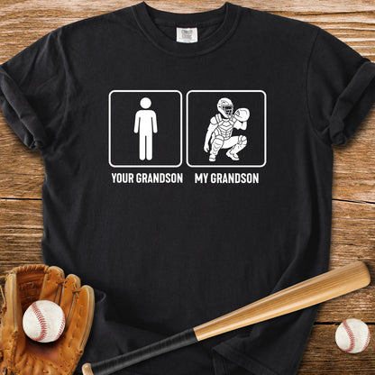 Catcher Grandson - HomeRun PrintsComfort Colors