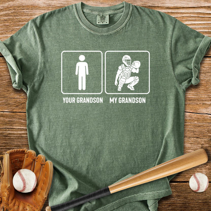 Catcher Grandson - HomeRun PrintsComfort Colors