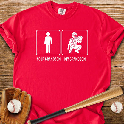 Catcher Grandson - HomeRun PrintsComfort Colors