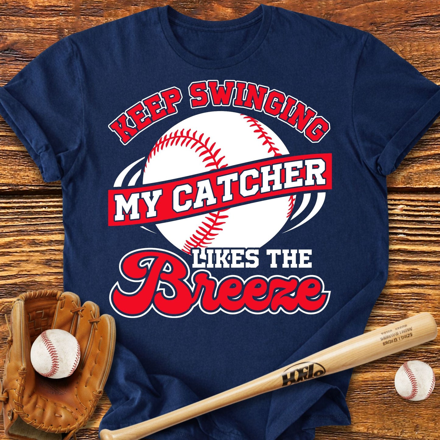 Catcher Mom Grandma T-shirt - HomeRun PrintsT-Shirt