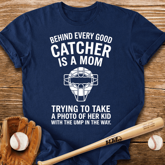 Catcher Mom T-Shirt - HomeRun PrintsT-Shirt