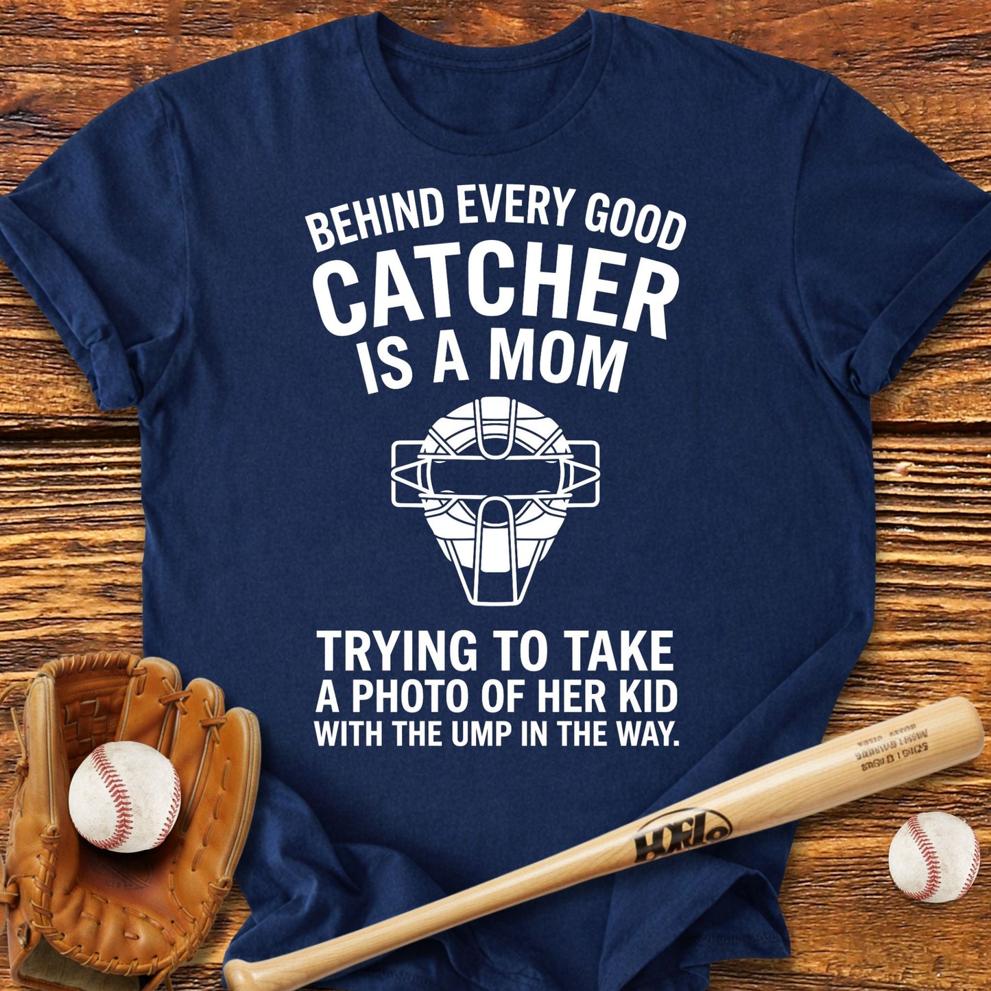 Catcher Mom T-Shirt - HomeRun PrintsT-Shirt