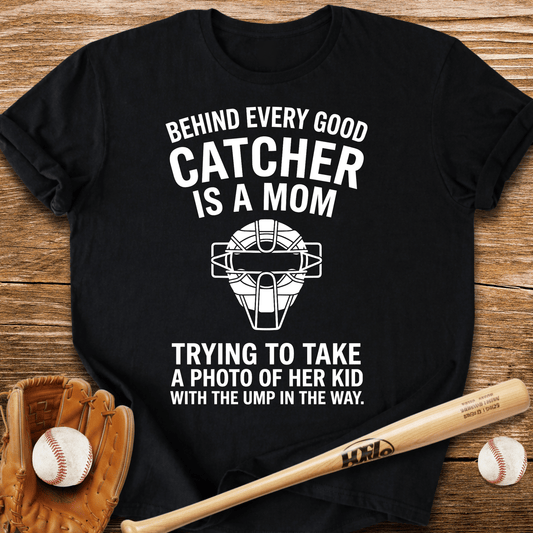 Catcher Mom T-Shirt - HomeRun PrintsT-Shirt