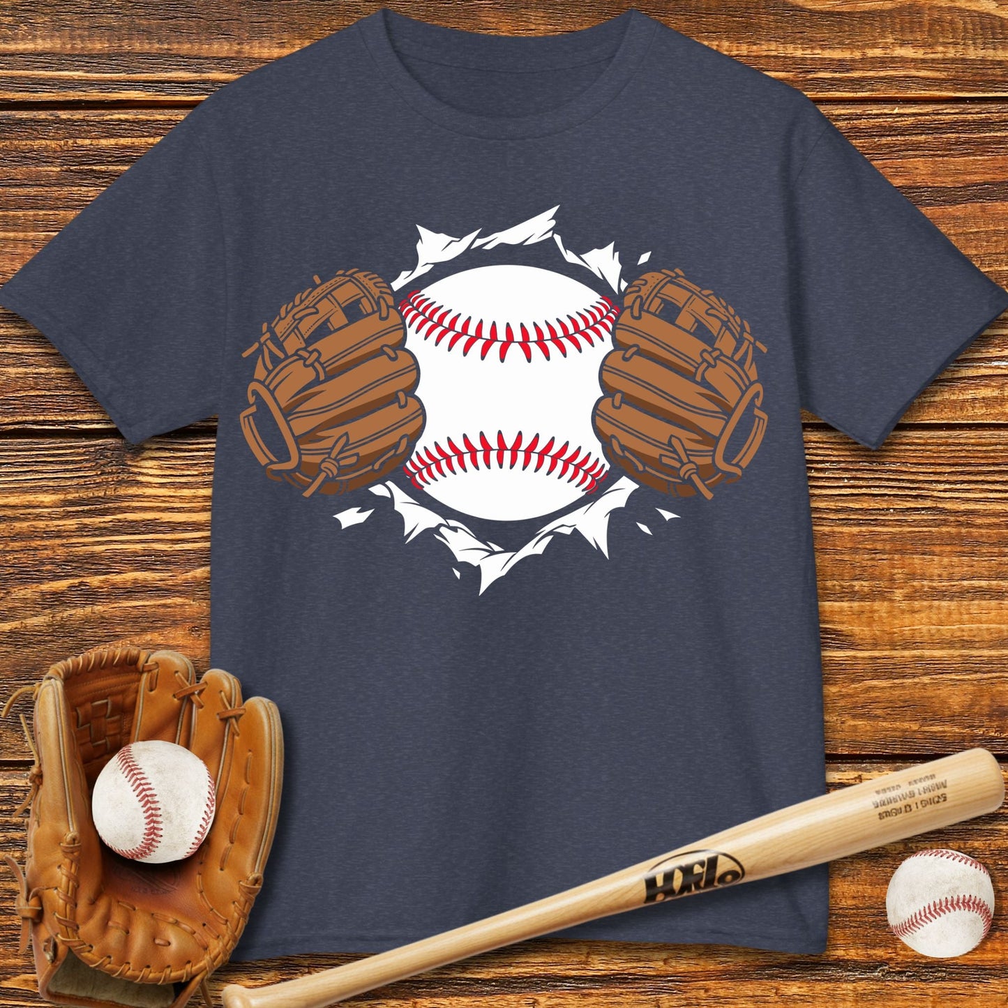 Catcher Super Hero Kids T-shirt - HomeRun PrintsKids clothes