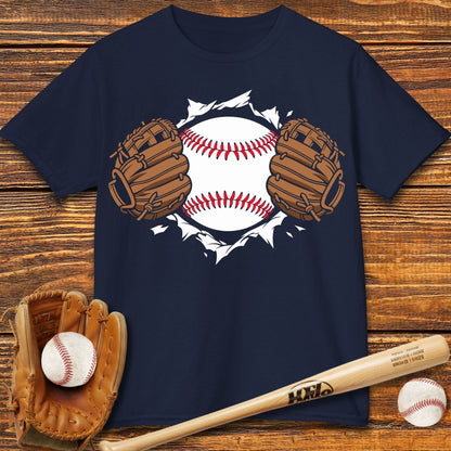 Catcher Super Hero Kids T-shirt - HomeRun PrintsKids clothes