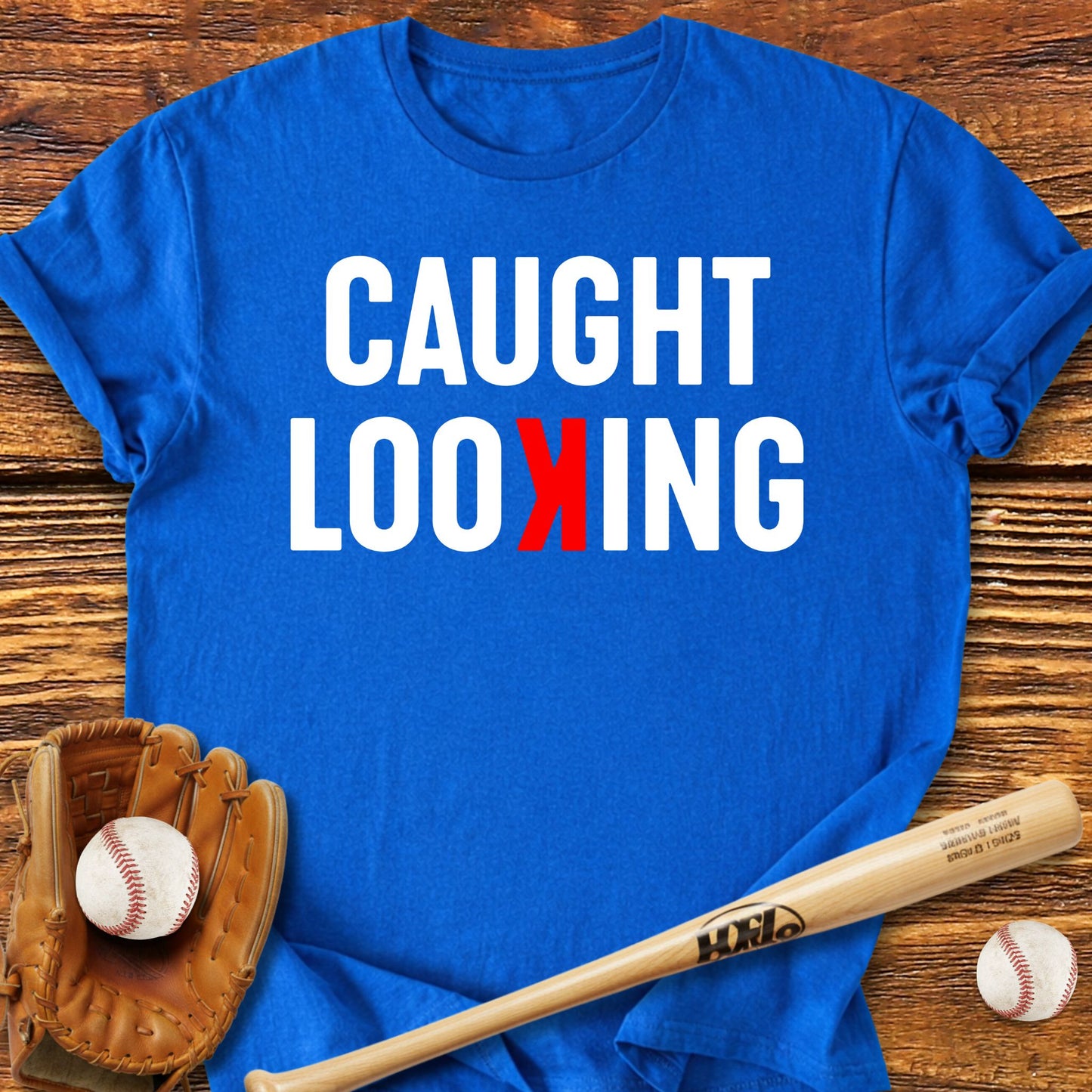 Caught Looking T-Shirt - HomeRun PrintsT-Shirt