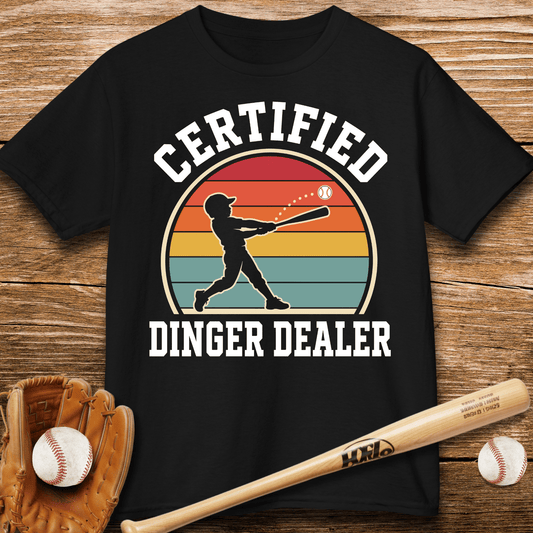 Certified Dinger Dealer Kids T-shirt - HomeRun PrintsKids clothes