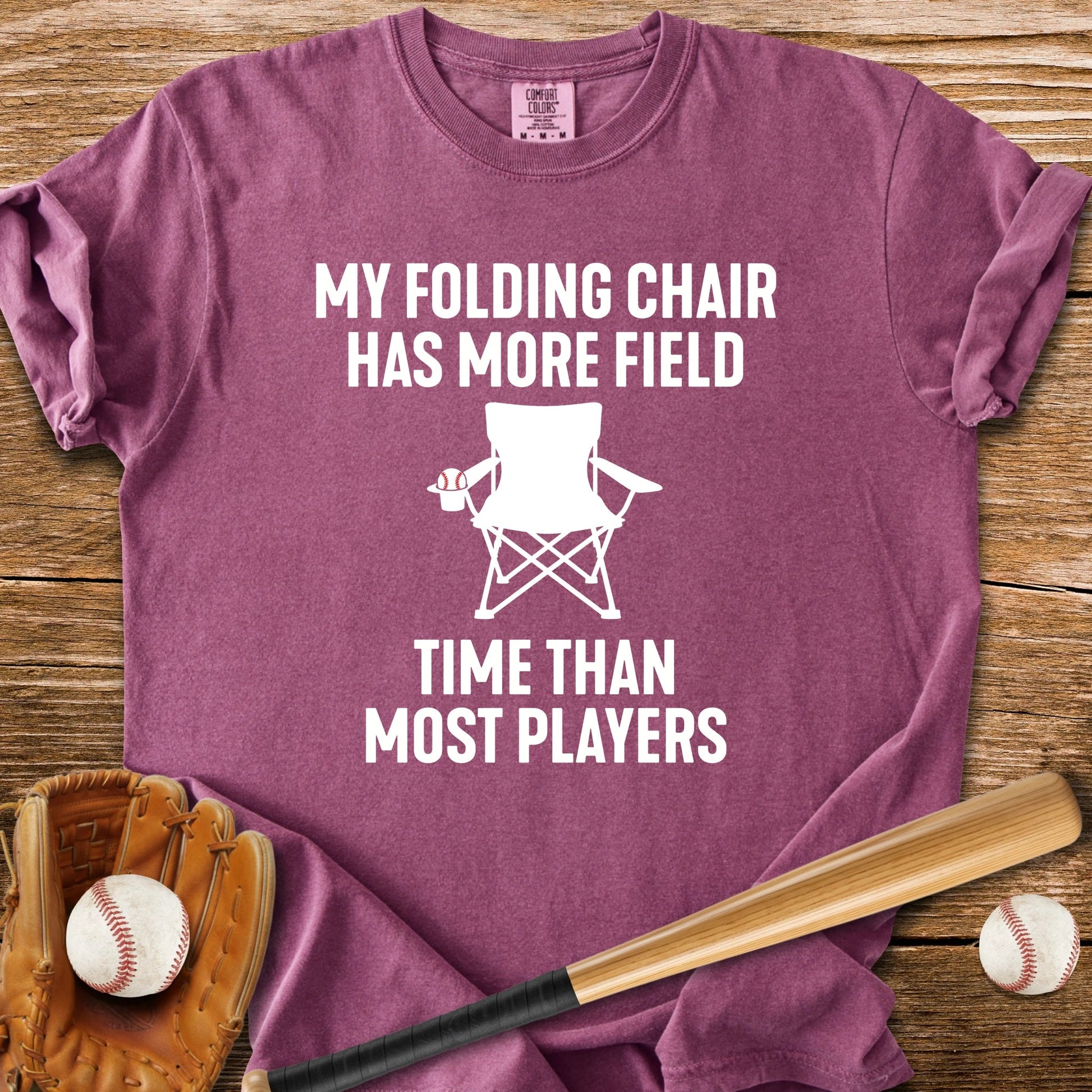 Chair Logs The Most Innings - HomeRun PrintsComfort Colors