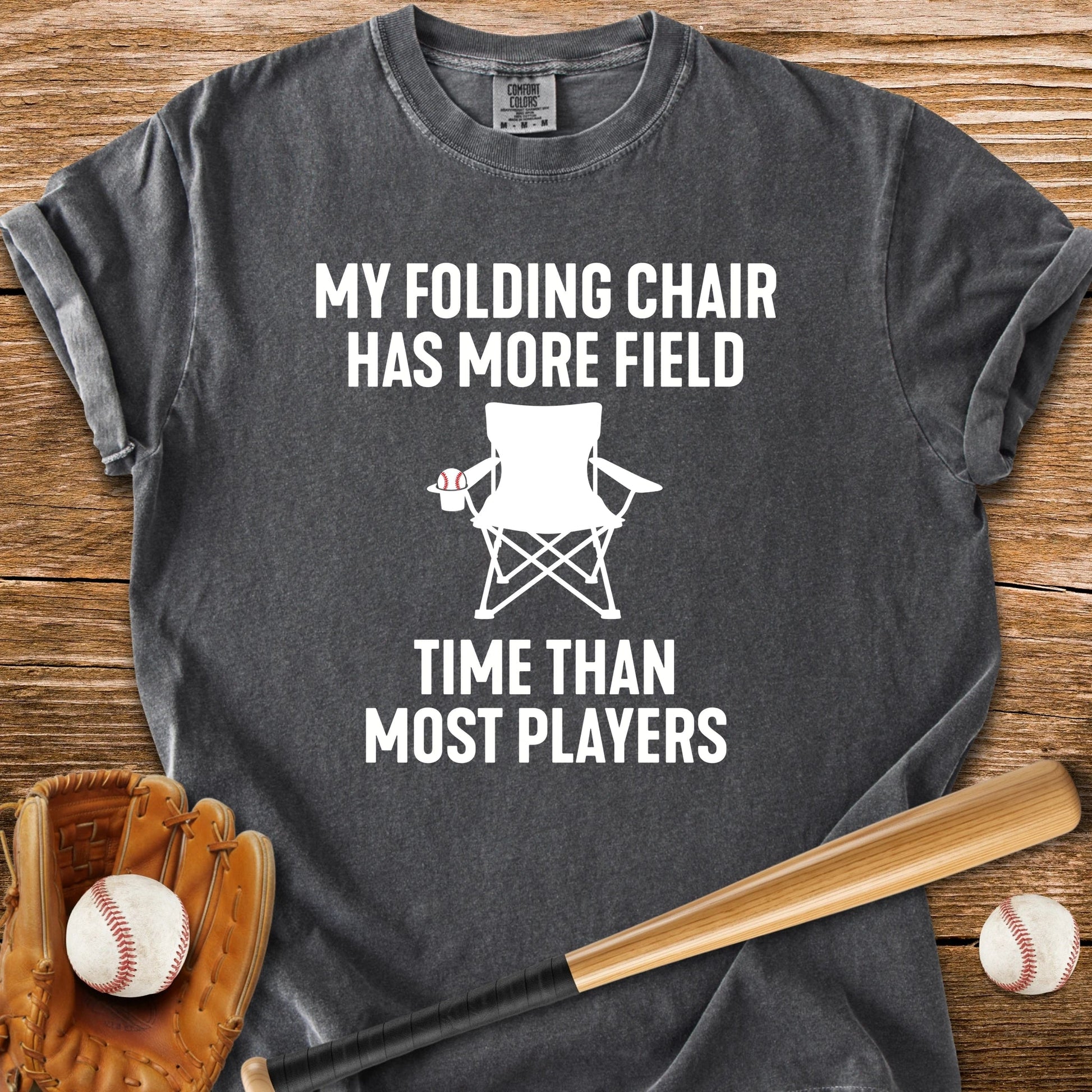 Chair Logs The Most Innings - HomeRun PrintsComfort Colors