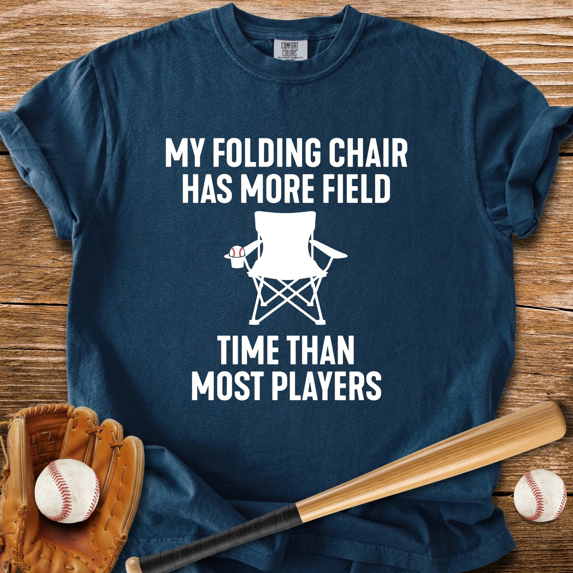 Chair Logs The Most Innings - HomeRun PrintsComfort Colors