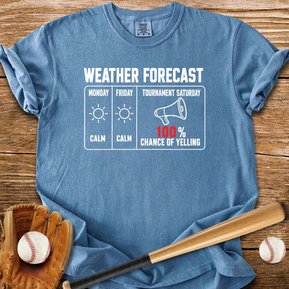 Chance Of Yelling Saturday - HomeRun PrintsComfort Colors