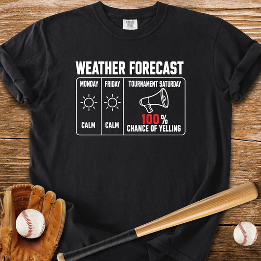 Chance Of Yelling Saturday - HomeRun PrintsComfort Colors