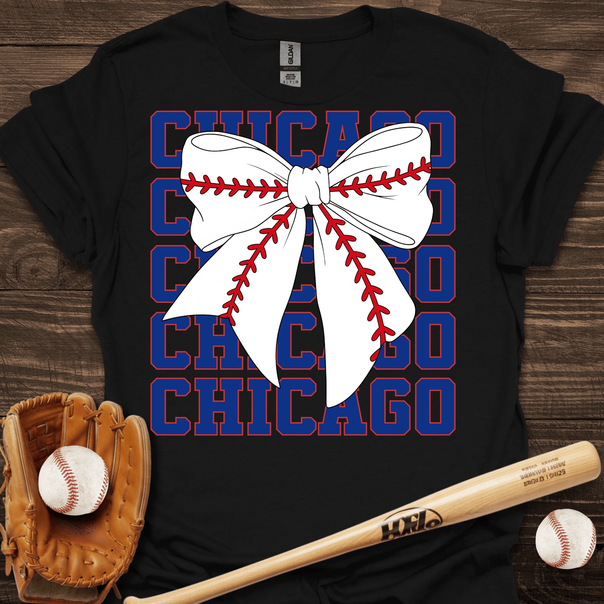 Chicago Coquette Baseball T-Shirt - HomeRun PrintsT-Shirt