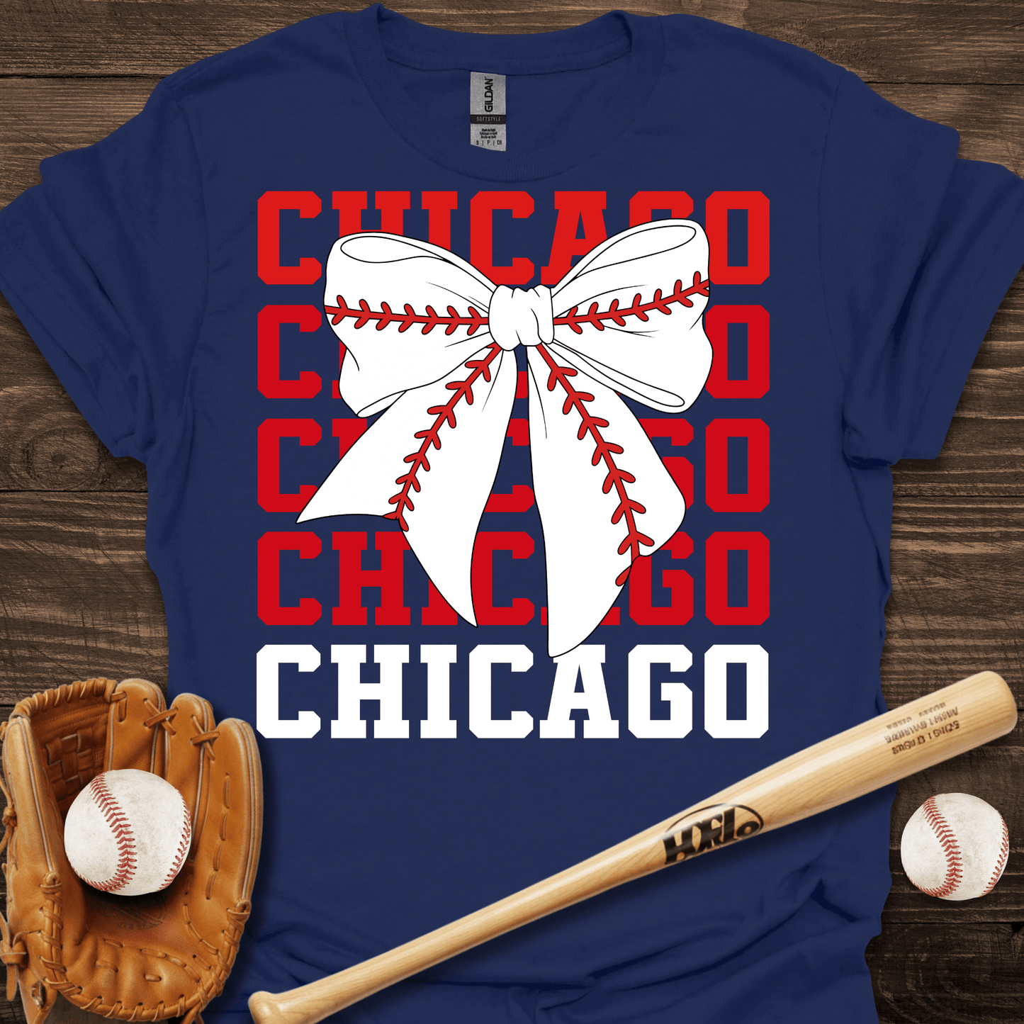 Chicago Coquette Baseball T-Shirt - HomeRun PrintsT-Shirt