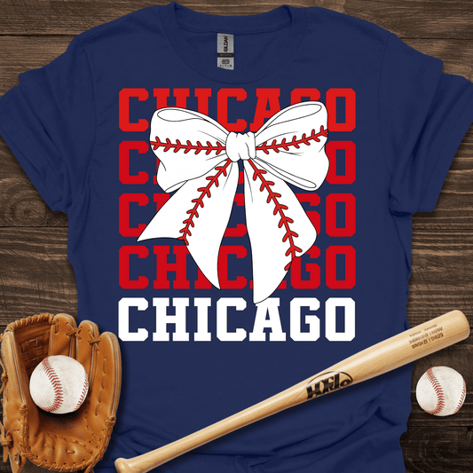 Chicago Coquette Baseball T-Shirt - HomeRun PrintsT-Shirt