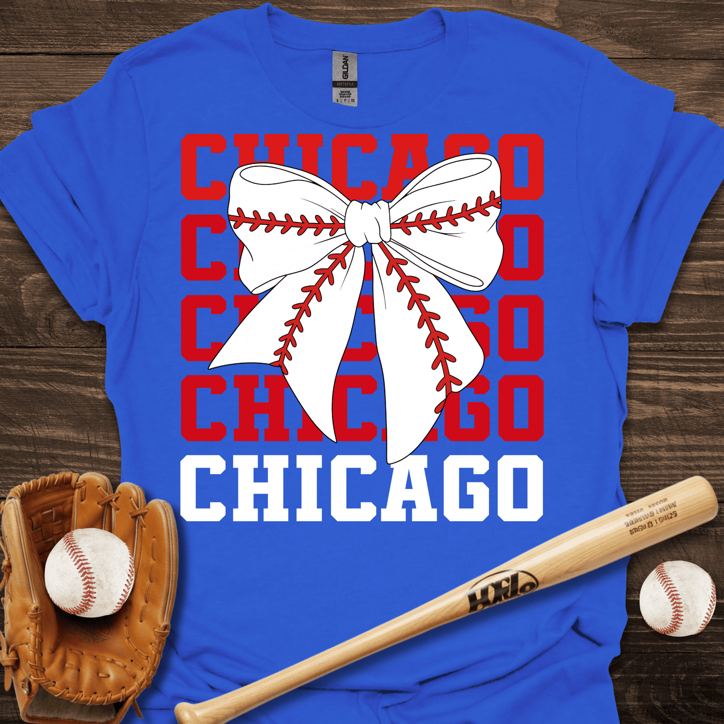 Chicago Coquette Baseball T-Shirt - HomeRun PrintsT-Shirt