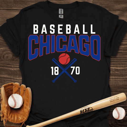 Chicago Retro Baseball T-Shirt - HomeRun PrintsT-Shirt