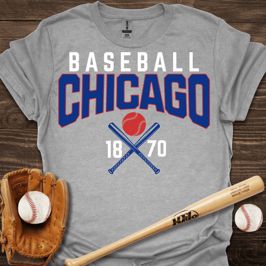Chicago Retro Baseball T-Shirt - HomeRun PrintsT-Shirt