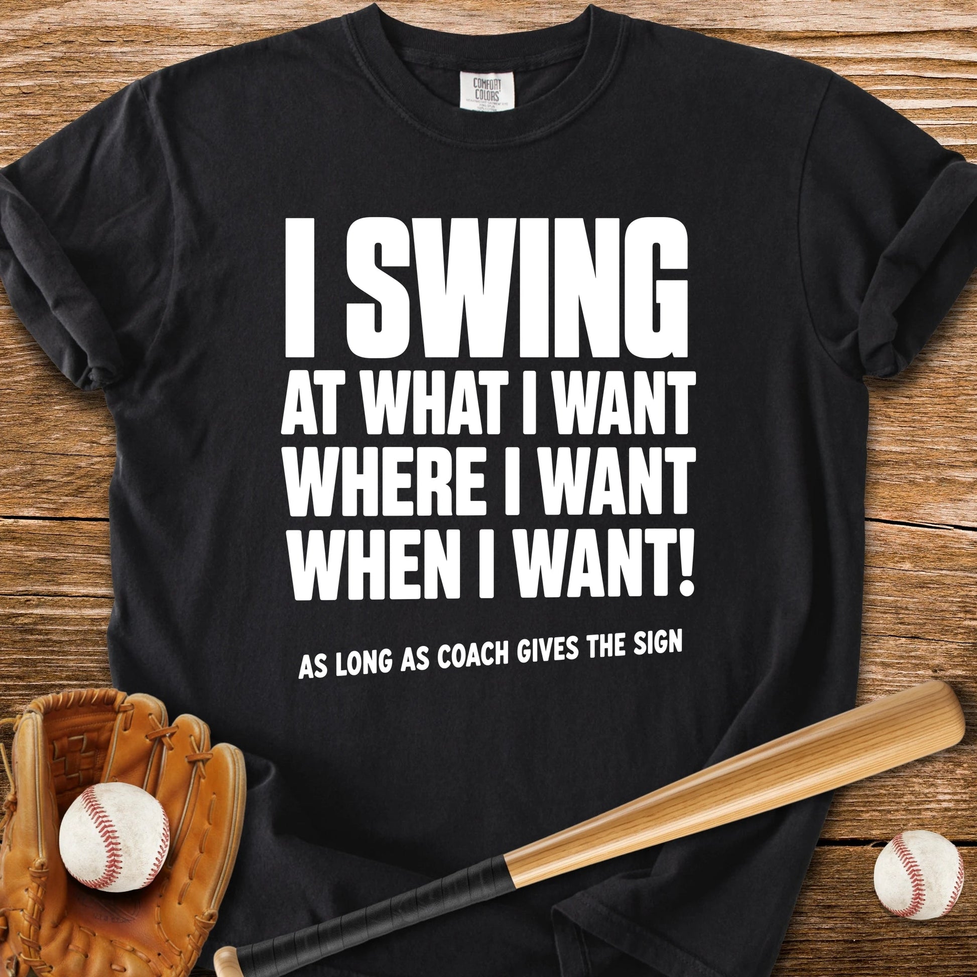 Coach Gives The Sign - HomeRun PrintsComfort Colors
