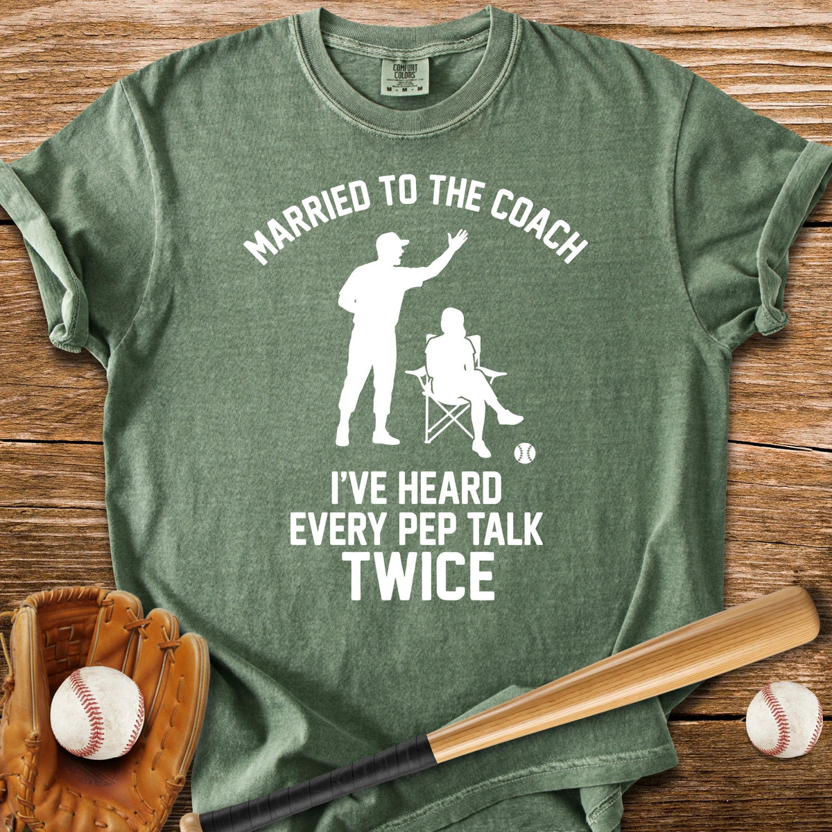 Coach's Wife Heard It Twice - HomeRun PrintsComfort Colors