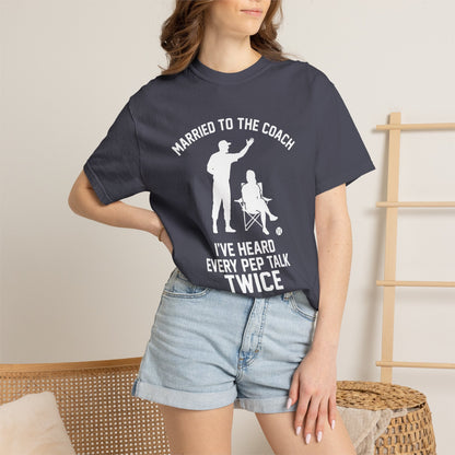 Coach's Wife Heard It Twice T-Shirt - HomeRun PrintsT-Shirt