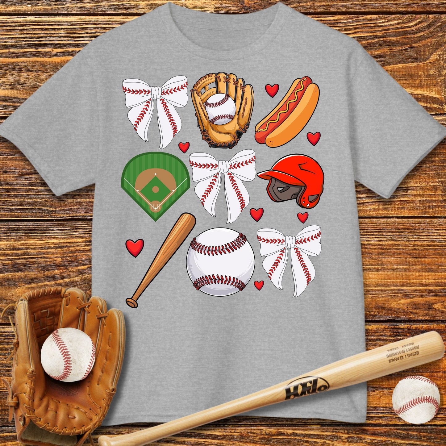 Coquette Bow Kids T-Shirt - HomeRun PrintsKids clothes