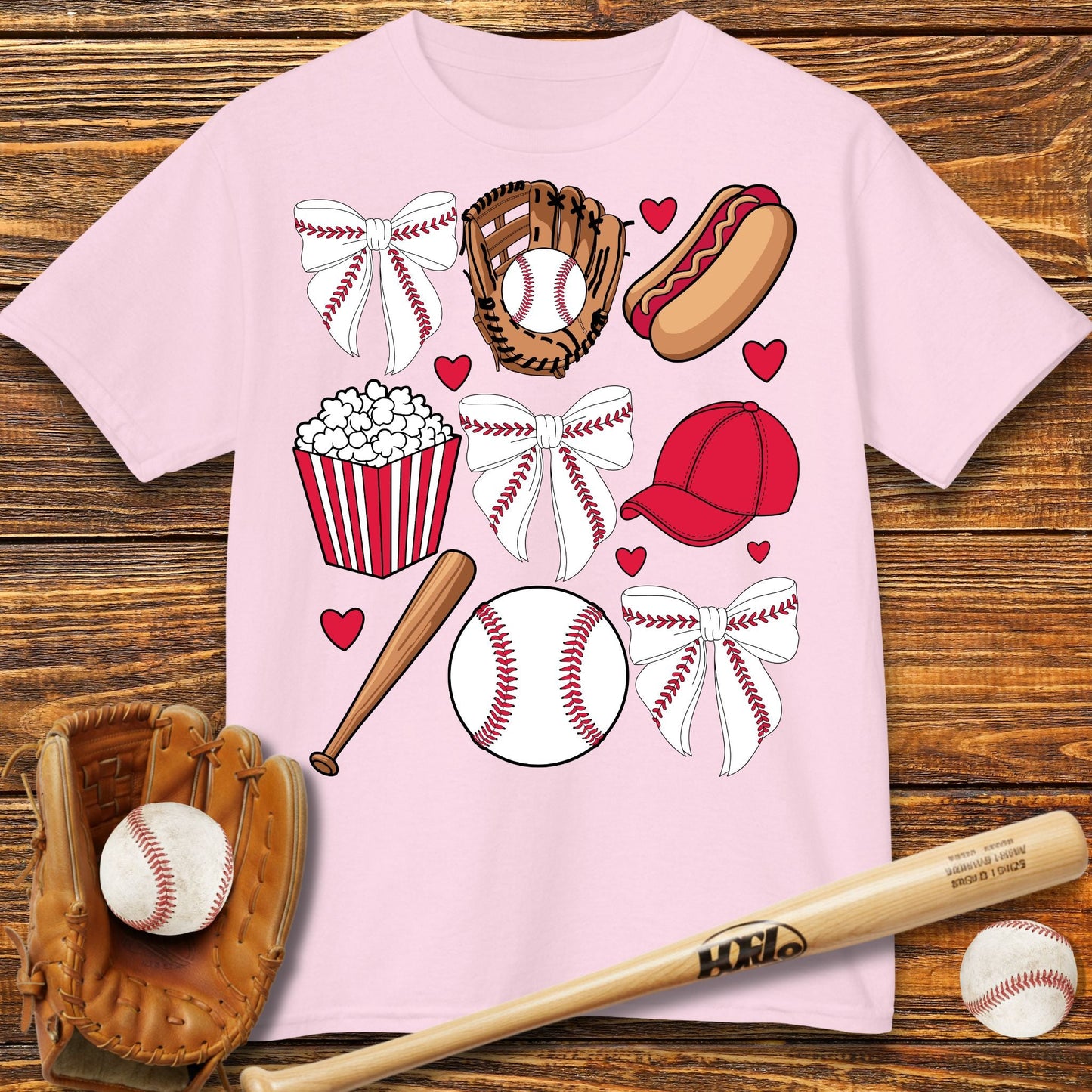 Coquette Bow Kids T-Shirt - HomeRun PrintsKids clothes