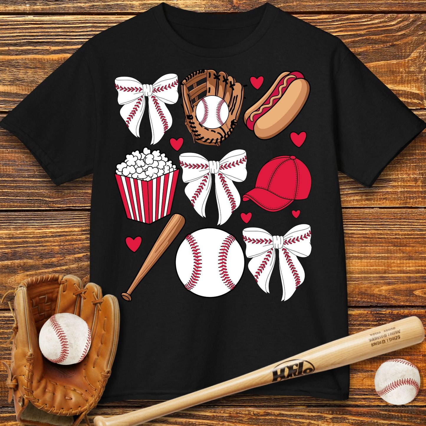 Coquette Bow Kids T-Shirt - HomeRun PrintsKids clothes