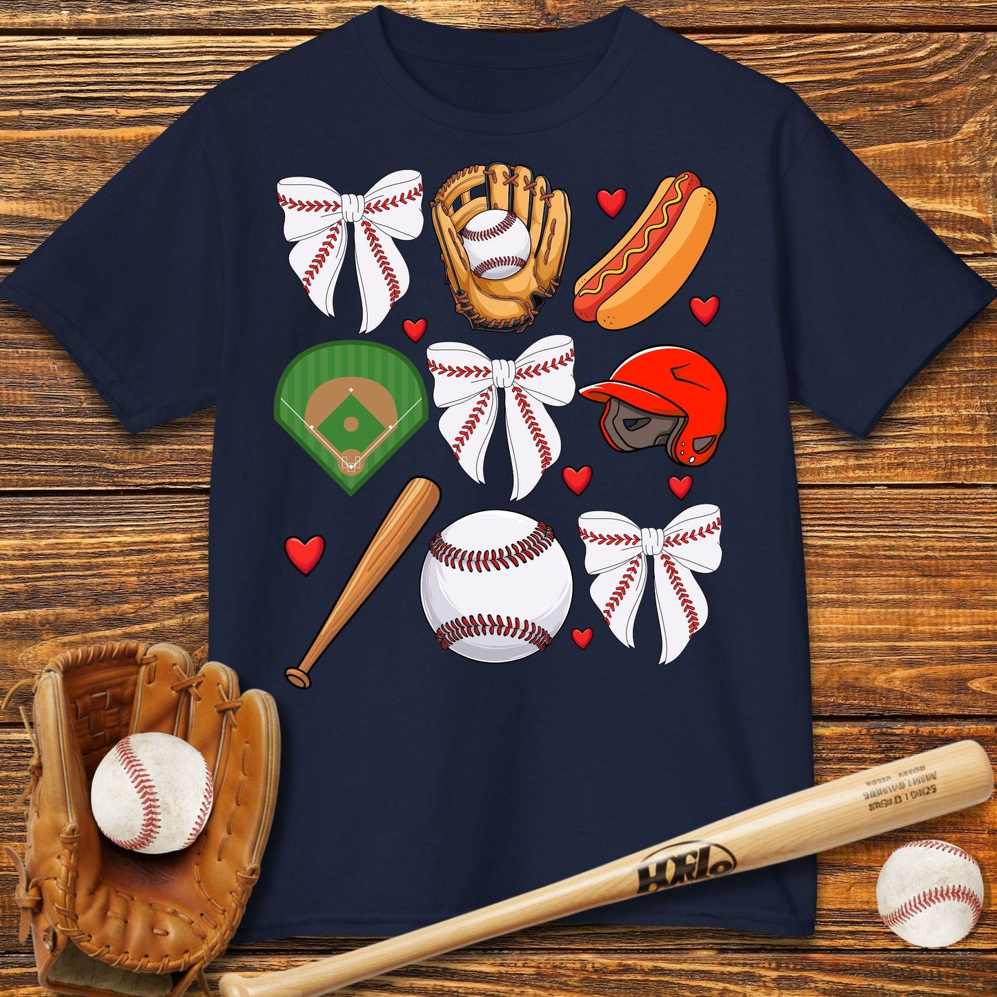 Coquette Bow Kids T-Shirt - HomeRun PrintsKids clothes