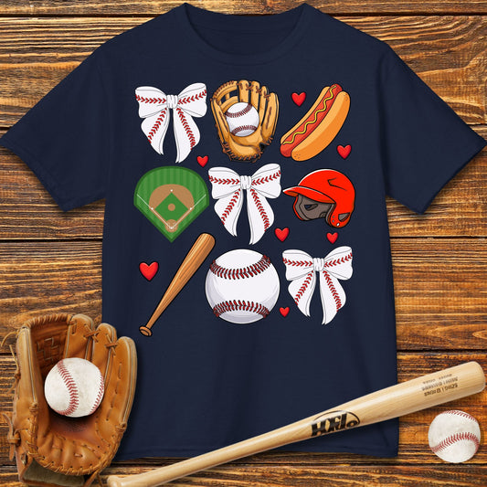 Coquette Bow Kids T-Shirt - HomeRun PrintsKids clothes