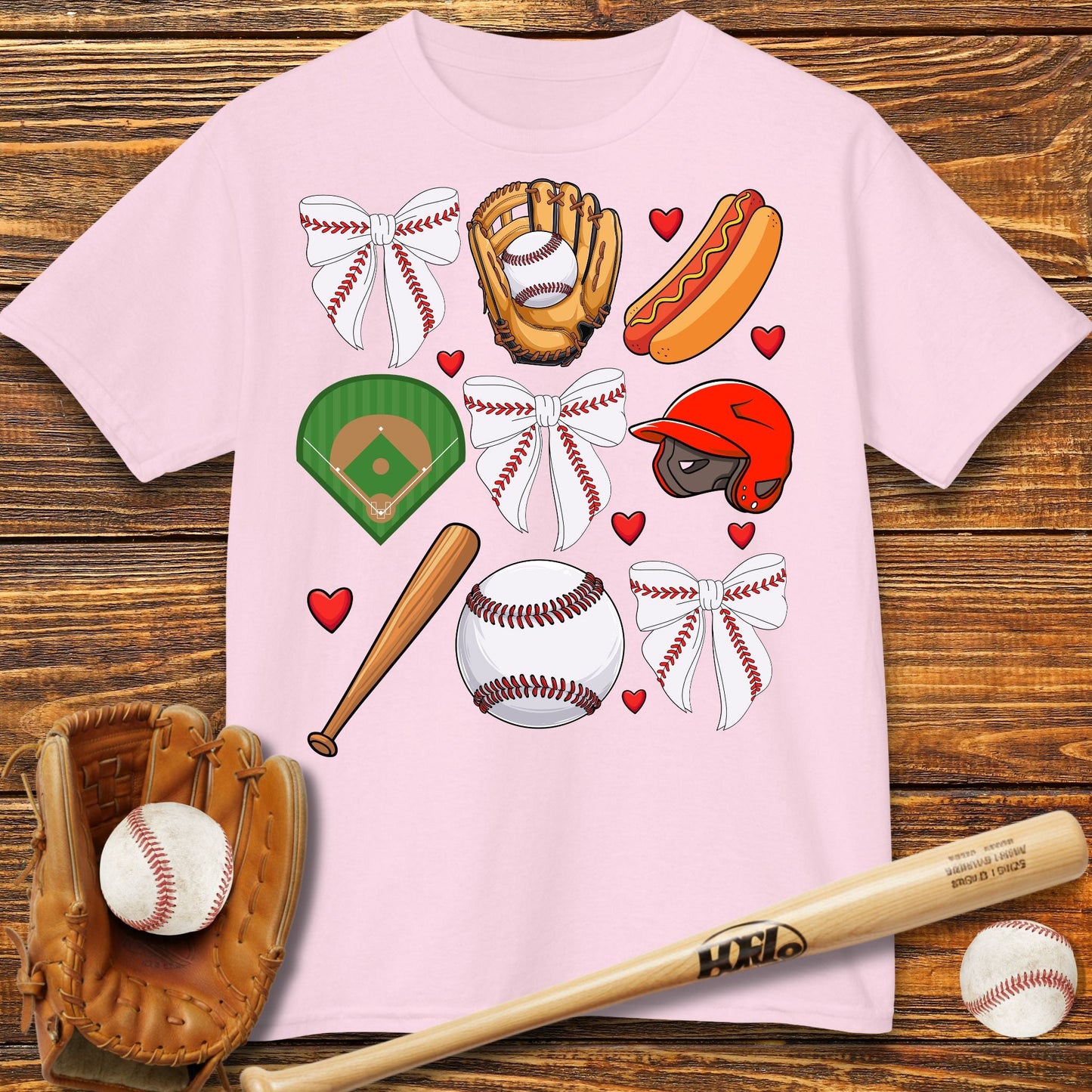 Coquette Bow Kids T-Shirt - HomeRun PrintsKids clothes