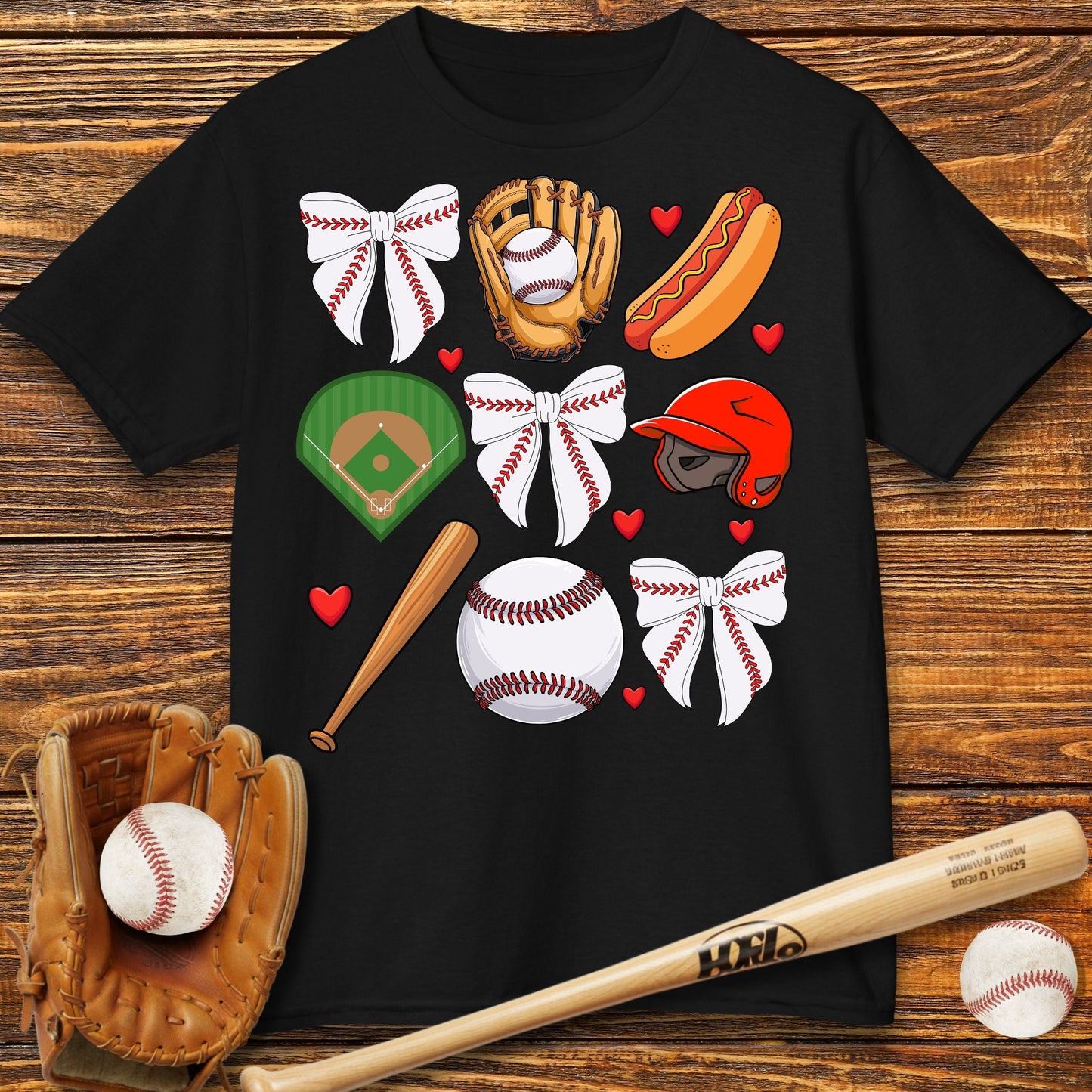Coquette Bow Kids T-Shirt - HomeRun PrintsKids clothes