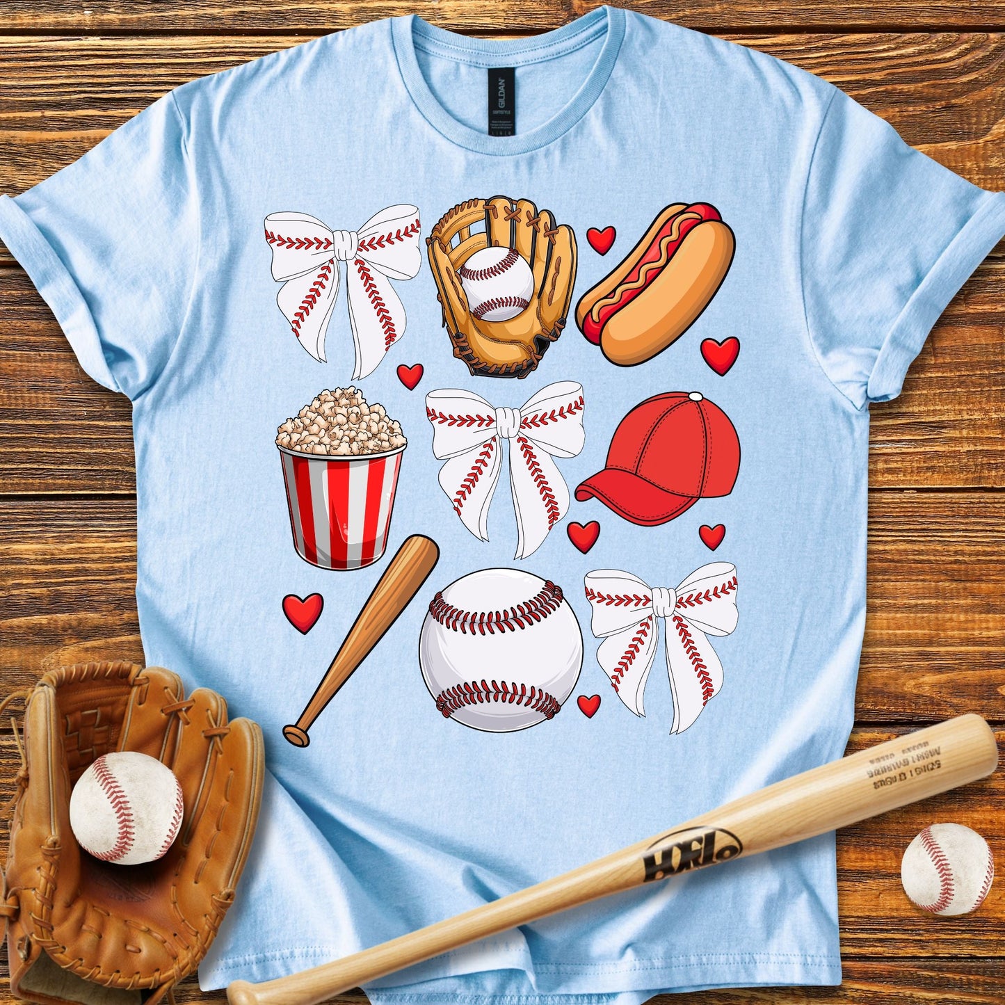 Coquette Bow T-Shirt - HomeRun PrintsT-Shirt