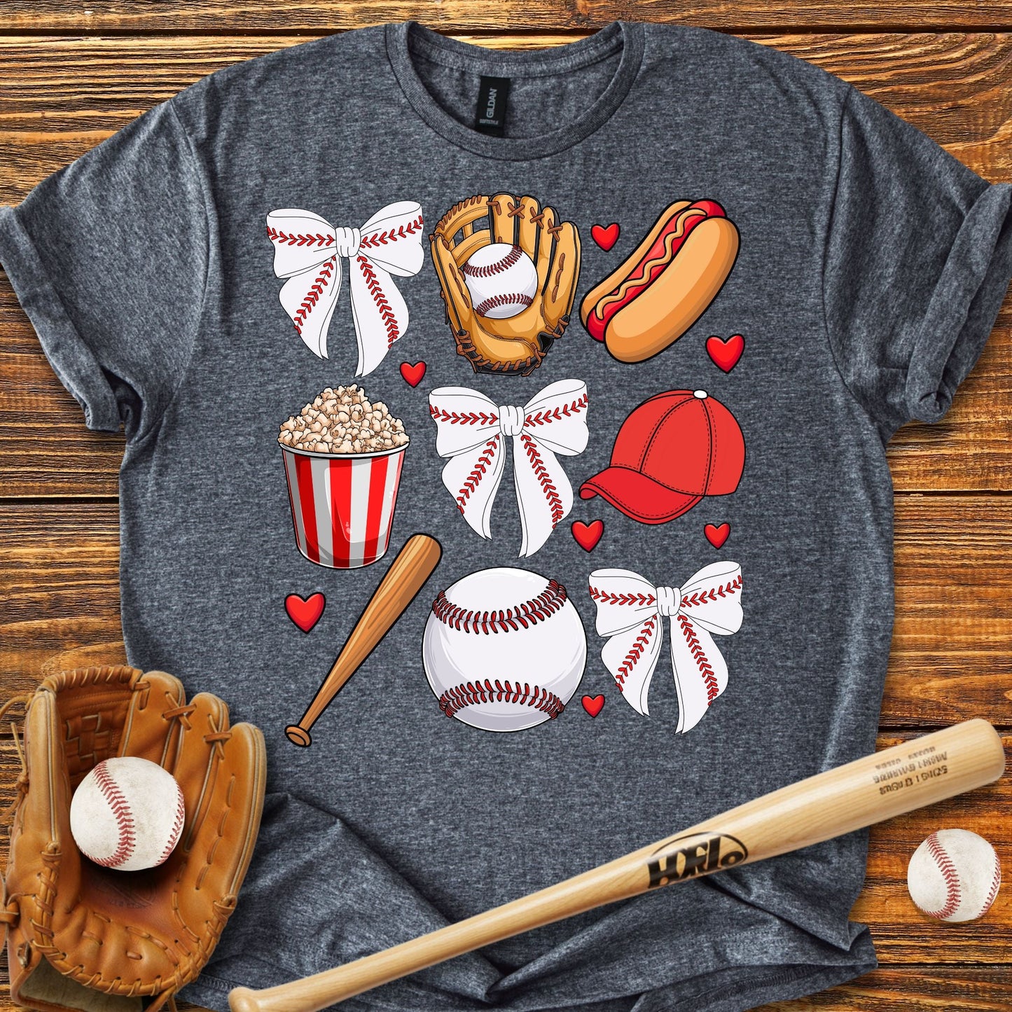 Coquette Bow T-Shirt - HomeRun PrintsT-Shirt