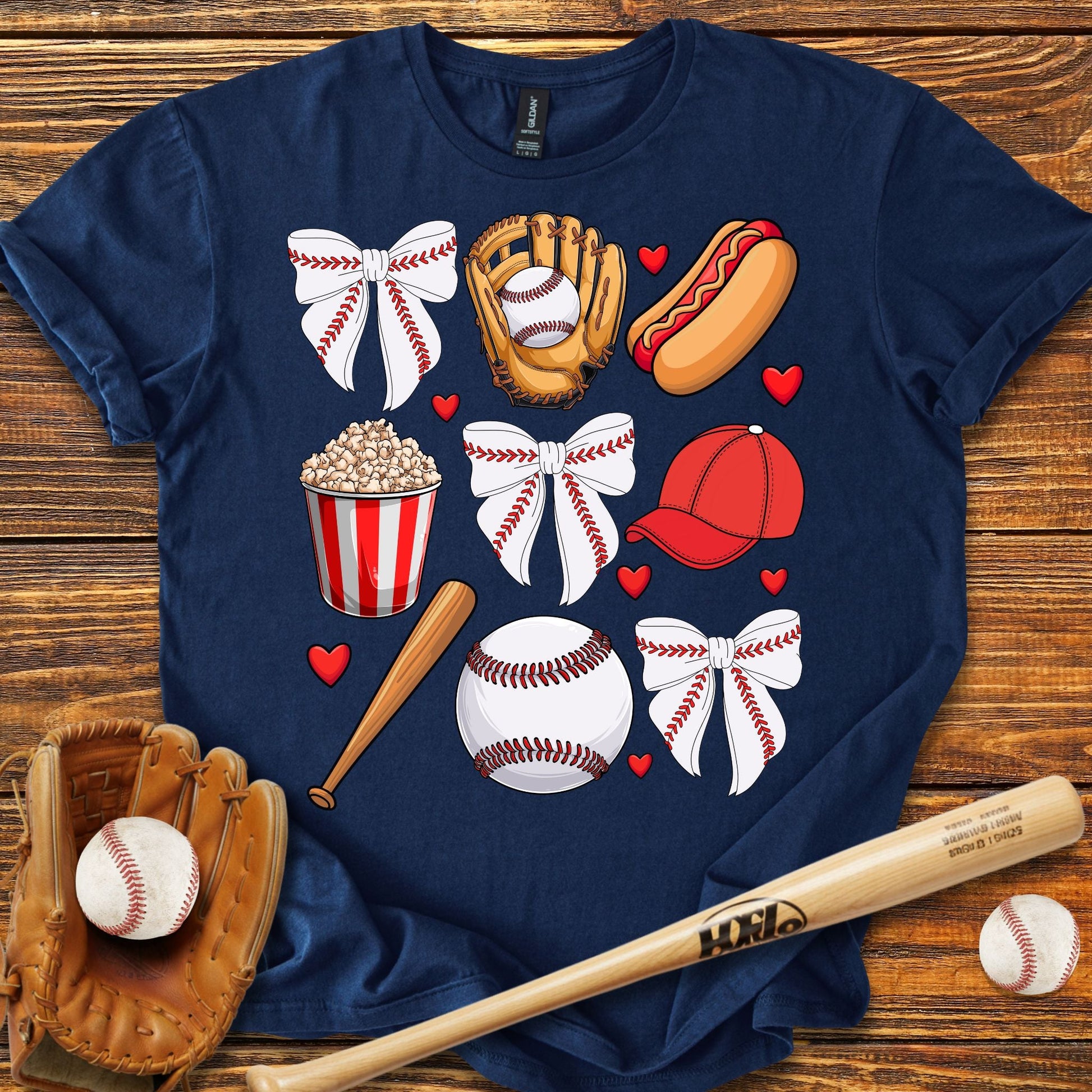 Coquette Bow T-Shirt - HomeRun PrintsT-Shirt