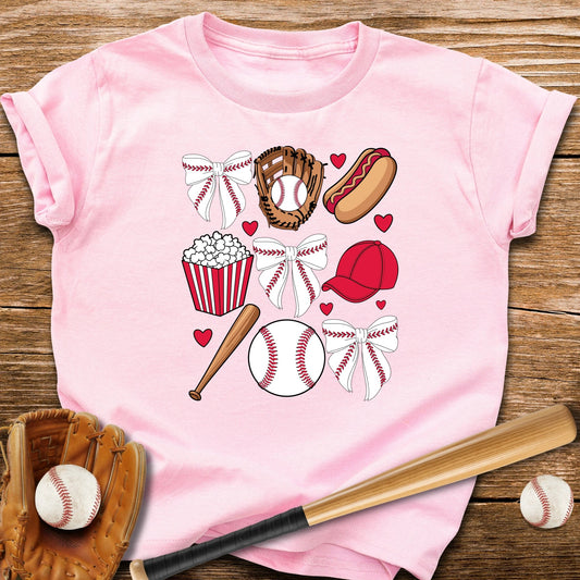 Coquette Bow Youth Tee - HomeRun PrintsKids clothes